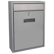 Skrzynki na listy - Velleman Perel Skrzynka na listy Ibiza, srebrna, BG40003 - miniaturka - grafika 1