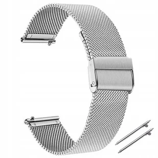 BRANSOLETA PASEK SMARTWATCH 22MM STAL SREBRNY - Akcesoria do smartwatchy - miniaturka - grafika 1