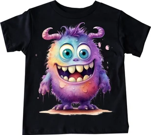 Dziecięca koszulka z potworem wzór potwór47 - Koszulki dla dziewczynek Dziecięca koszulka z potworem wzór potwór47 - Koszulki dla dziewczynek - miniaturka - grafika 1