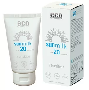 Eco Cosmetics Mleczko na słońce SPF 20 sensitive z granatem i maliną C516 - Balsamy i kremy do opalania - miniaturka - grafika 1
