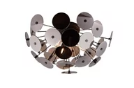 Lampy sufitowe - Discalgo lampa sufitowa 3xE14 czarna/chrom 609900357 - miniaturka - grafika 1