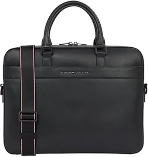 TOMMY HILFIGER Męska torba komputerowa TH CORP AM0AM13222, czarna (czarna), czarny (czarny) - Torebki damskie - miniaturka - grafika 1