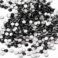 Ozdoby do paznokci - Cyrkonie do paznokci szklane SS3 Jet 1440 szt paczka - miniaturka - grafika 1