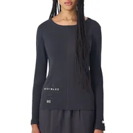 Koszulki sportowe damskie - Koszulka Champion Robbed Long Sleeve T-shirt E10017-ES503 - czarna - miniaturka - grafika 1