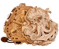 Kompasy - Drewniane puzzle z kompasem Czarnobrodego EscapeWelt - miniaturka - grafika 1