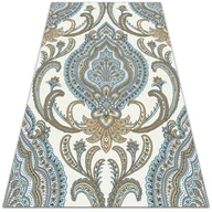 Dywany zewnętrzne - Dywan na taras zewnętrzny Tekstura Paisley 140x210 cm - miniaturka - grafika 1