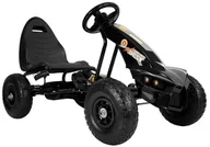 Jeździki dla dzieci - Import LEANToys Gokart na Pedały A-18 Czarny 5343 - miniaturka - grafika 1