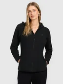 Bluzy damskie - Polar 4FWarm slim z kapturem damski 4f 4FRAW25TFLEF495-20S Czarny XS - miniaturka - grafika 1