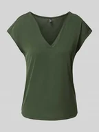 Koszulki i topy damskie - T-shirt o kroju relaxed fit z mieszanki modalu model ‘FREE LIFE’ - miniaturka - grafika 1