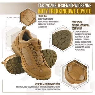 M-Tac - Buty Trekkingowe - Coyote - 1JJ115/6TPLV - Odzież taktyczna i umundurowanie - miniaturka - grafika 3