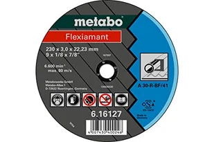 Metabo Tarcza tnąca Flexiamant A 30-R 230×3,0×22,2mm do stali 616127000 - Materiały ścierne - miniaturka - grafika 1