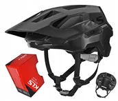 Kaski rowerowe - Kask rowerowy Trail Mtb Kellys Dare II Black S/m (52-55cm) - miniaturka - grafika 1