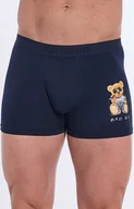 Majtki damskie - Bawełniane bokserki męskie Tattoo 280/246 Bad Boy, Kolor granatowy, Rozmiar S, Cornette - Intymna - miniaturka - grafika 1