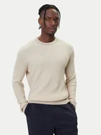 Swetry męskie - Guess Sweter M5BR20 Z0482 Beżowy Regular Fit - miniaturka - grafika 1