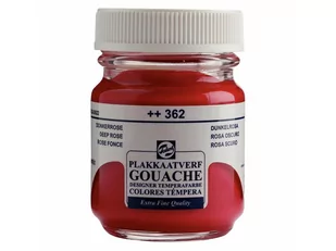 Talens Talens Gouache Extra Fine Jar 50 ml Deep Rose - Farby i media malarskie - miniaturka - grafika 1
