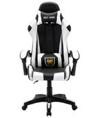 Fotele gamingowe - Zenga.pl EXT ONE White biało-czarny - miniaturka - grafika 1
