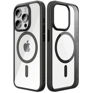 Etui ROCK Guard MagSafe do Apple iPhone 15 Pro Max Czarno-przezroczysty - Etui i futerały do telefonów - miniaturka - grafika 1