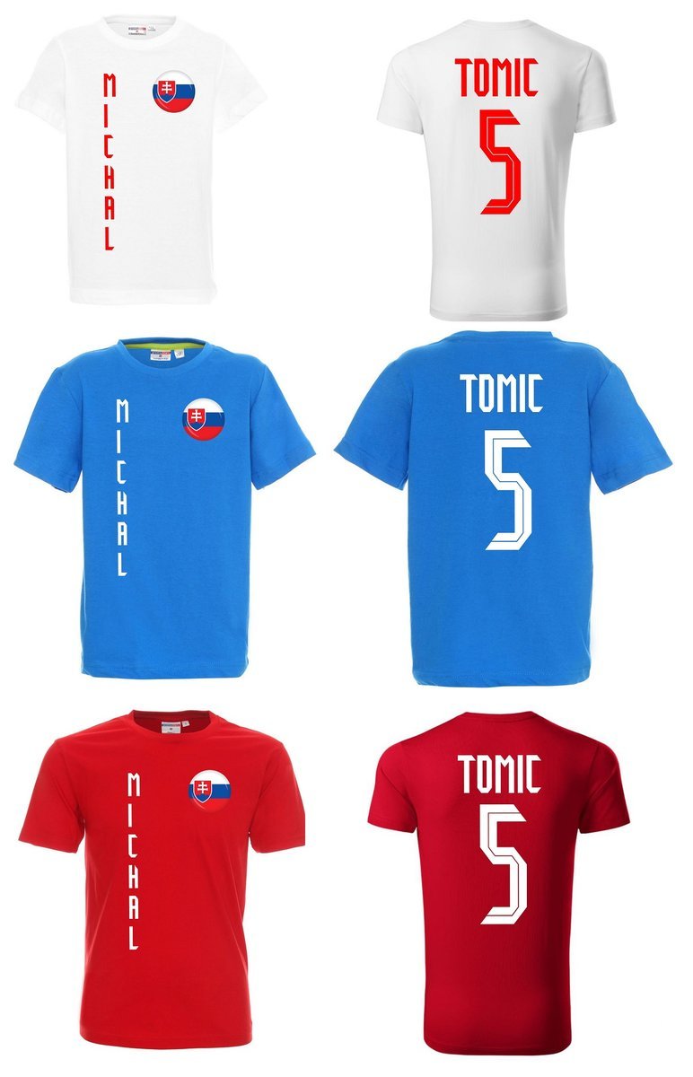 Koszulka Słowacja MICHAL TOMIC 5 Jr