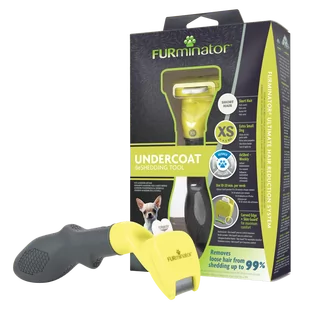 FURminator DLA PSÓW KRÓTKOWŁOSYCH TOY DOG XS - Szczotki i furminatory - miniaturka - grafika 1