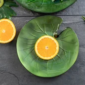 Talerze - Talerzyk deserowy szklany 21 cm LOTUS - miniaturka - grafika 1