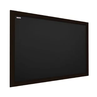 Tablica kredowa czarna 120x90 cm rama CZARNA drewniana lakierowana - Tablice i flipcharty - miniaturka - grafika 1