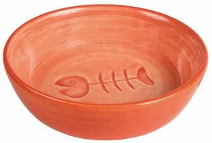 Trixie TRIXIE Miska dla kota ceramiczna z rybką |Dwie saszetki karmy Happy Cat GRATIS! - Miski dla kotów - miniaturka - grafika 1