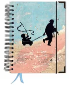 Notesy i bloczki - Bujo Bullet journal 180 stron notatnik A5+ kropki pamiętnik - miniaturka - grafika 1