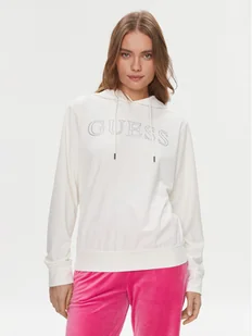 Guess Bluza Couture V4RQ25 KBXI2 Écru Regular Fit - Bluzy damskie - miniaturka - grafika 1