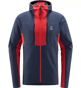 Haglöfs Męska kurtka ROC Nordic Mid Hood, niebieski, M - Kurtki męskie - miniaturka - grafika 1