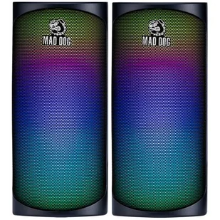 Głośniki MAD DOG PGS400 2.0 RGB - Głośniki komputerowe - miniaturka - grafika 1