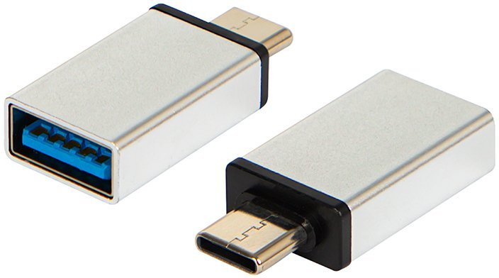 Adapter USB Blow 75-799# USB-A - USB-C Srebrny