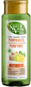 Szampony do włosów - Szampon do nawilżania włosów Naturvital Eco Purificante Jengibre y Limón 300 ml (8414002076048) - miniaturka - grafika 1