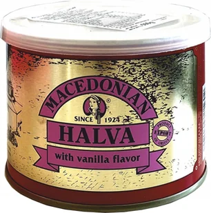 Chałwa Grecka Macedonian Waniliowa Puszka 500G - Chałwa - miniaturka - grafika 1