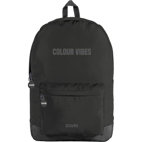 DOHE, Plecak szkolny unisex dla dzieci, czarny, średni, Czarny (Black), M