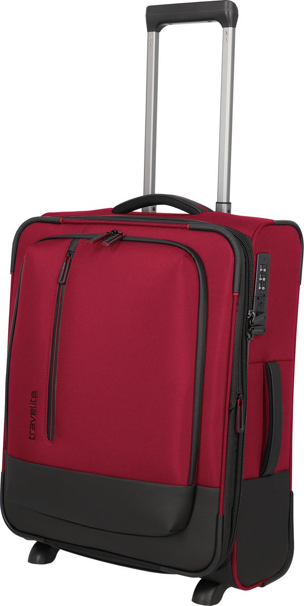 Walizka biznesowa Travelite CrossLite 5.0 2K 54 cm Czerwona