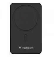 Powerbanki - Powerbank Verbatim Charge 'n' Go Essentials Magnetic Wireless 10000mAh USB-C PD 3.0 Black - miniaturka - grafika 1