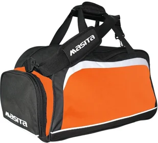 TORBA SPORTOWA MASITA 6015 POMARAŃCZOWO- CZARNA - Torby sportowe - miniaturka - grafika 1