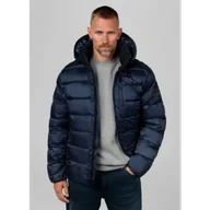 Kurtki i kamizelki sportowe męskie - Pit Bull Kurtka Zimowa Z Kapturem Barles Dark Navy - miniaturka - grafika 1