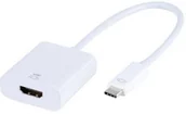 Adaptery i przejściówki - Vivanco adapter USB-C - HDMI 0.15m, white VVITADHDMITCW - miniaturka - grafika 1