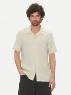 Koszule męskie - Calvin Klein Koszula K10K114197 Beżowy Regular Fit - miniaturka - grafika 1