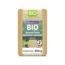 NaturaVena Quinoa biała (komosa ryżowa) bezglutenowa 450 g Bio - Kasza - miniaturka - grafika 1
