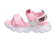 Buty dla dziewczynek - American Club Różowe sandały dziecięce CLUB RL32/21 - Club - miniaturka - grafika 1