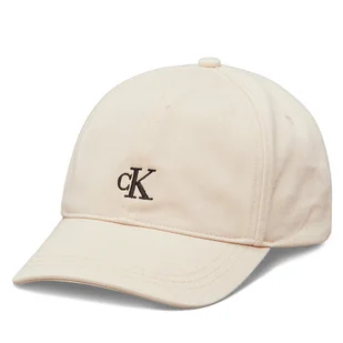 Czapka z daszkiem Calvin Klein Jeans IU0IU00150 Beżowy - Czapki dla dzieci - miniaturka - grafika 1
