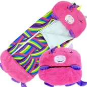 Śpiworki dla dzieci - ŚPIWÓR DZIECIĘCY PODUSZKA 2w1 JEDNOROŻEC ROZMIAR 120 - miniaturka - grafika 1