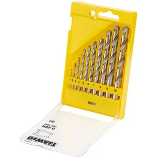 DeWalt HSS-G Wiertła do metalu zestaw 10 sztuk (DT5921-QZ) - Wiertła - miniaturka - grafika 1
