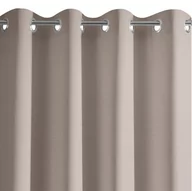 Zasłony - Eurofirany Euro Firany Zasłona 140 x 250 Gotowa Ada Cappucino Przelotka Zasłona 140 x 250 Gotowa Ada Cappucino Przelotka - miniaturka - grafika 1