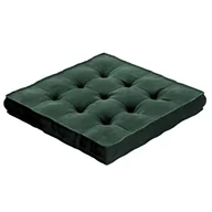 Poduszki na krzesła - Dekoria.pl Dekoria.pl Siedzisko Kuba na krzesło ciemny zielony 40 × 40 × 6 cm Velvet 210-704-25 - miniaturka - grafika 1