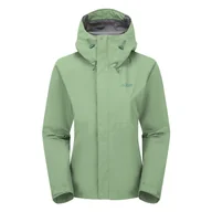 Kurtki damskie - Damska kurtka przeciwdeszczowa Rab Women's Downpour Jacket fig green - 10 - miniaturka - grafika 1