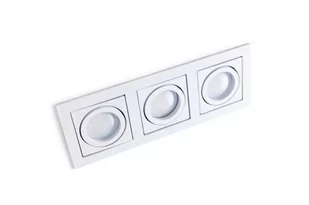 Azzardo PACO 3 GM2301 Biały oprawa do zabudowy 3X50W 267 / GM2301 WH - Lampy sufitowe - miniaturka - grafika 1
