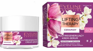 Eveline Cosmetics - Lifting Therapy - Multiregenerating Cream-Serum with Ceramides - Multiregenerujący krem-serum z ceramidami 60+ Dzień/Noc - 50 ml - Serum do twarzy - miniaturka - grafika 1